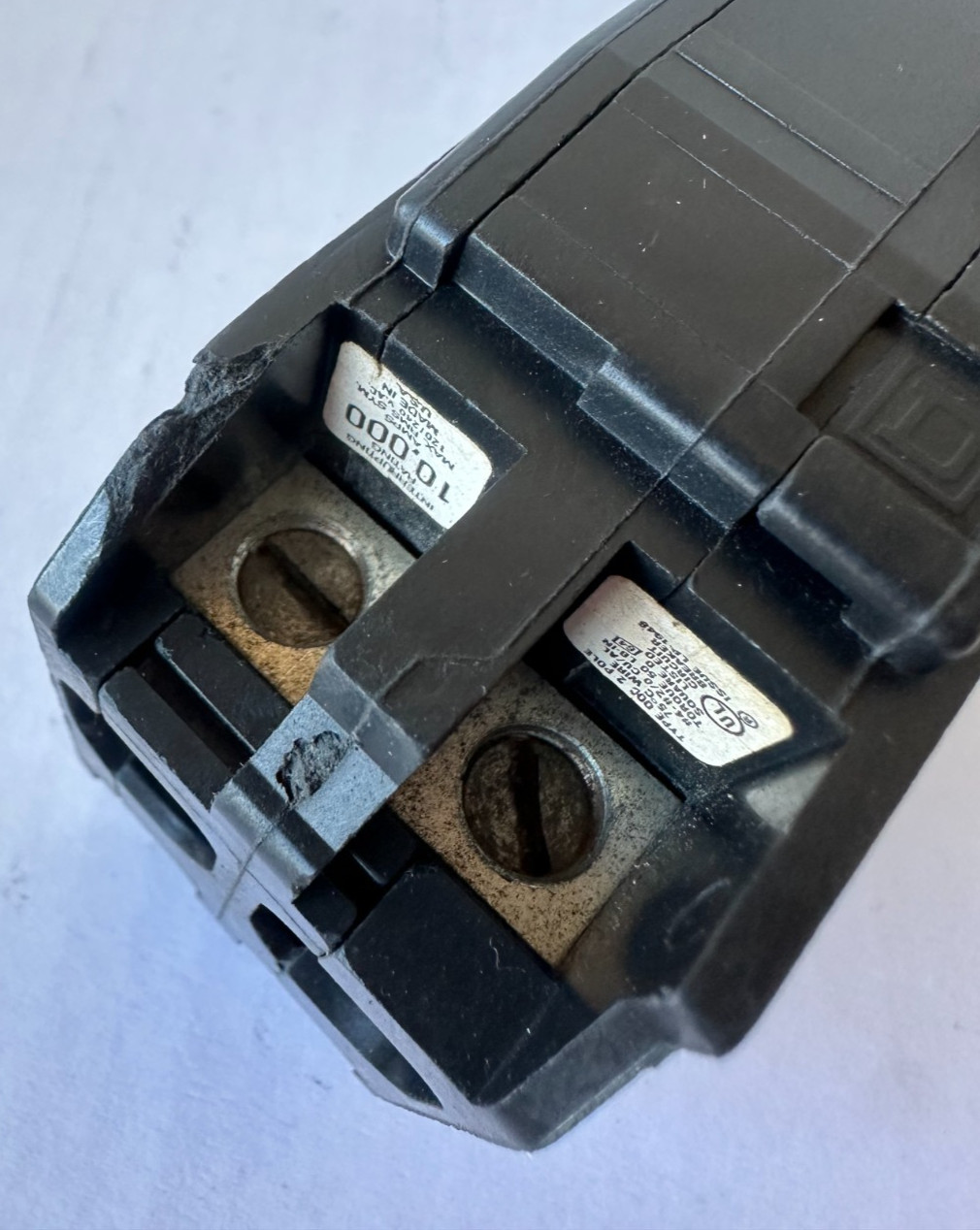 SQUARE D, QO2125, 125A, 240V, 2 POLE, CIRCUIT BREAKER *RECONDITIONED *MINOR FLAW