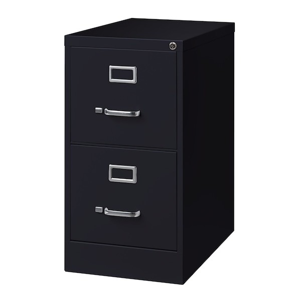 Hirsh 14410 15″ W 2 Drawer Vertical File Cabinet, Black, Letter