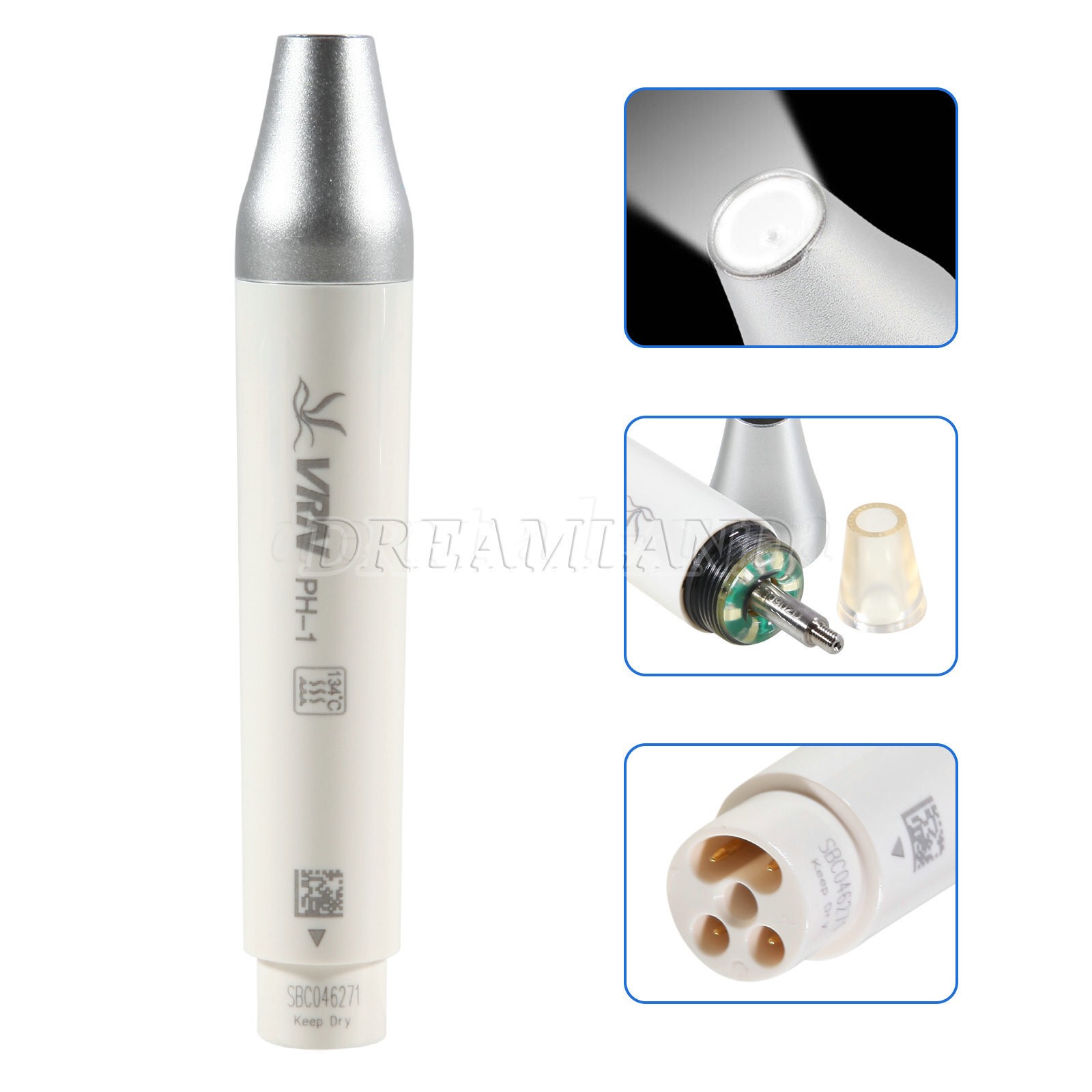 VRN Original Dental Ultrasonic Piezo scaler LED Handpiece Tips fits EMS