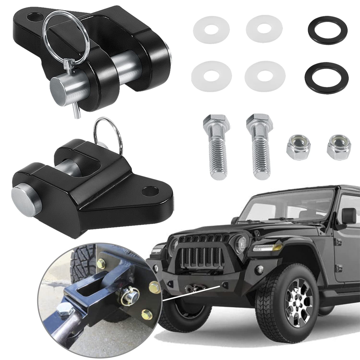 BX88357 BX88296 For Blue Ox Tow Bars Off Road Bumper Adapter Kit Fits Avail B…