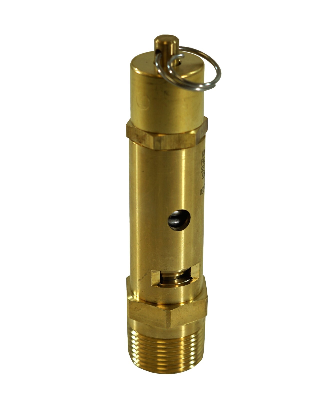 Kingston 1” NPT Brass Hard Seat Pressure Relief Valve 120 PSI / 539 SCFM