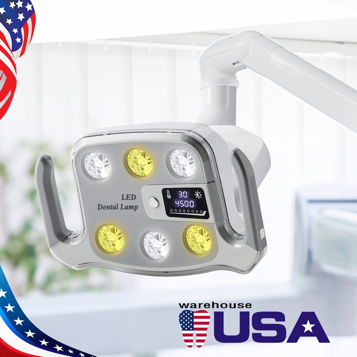 Dental LED Lamp Oral Lamp&LCD Display F Dental Unit Chair Adjustable Oral Light