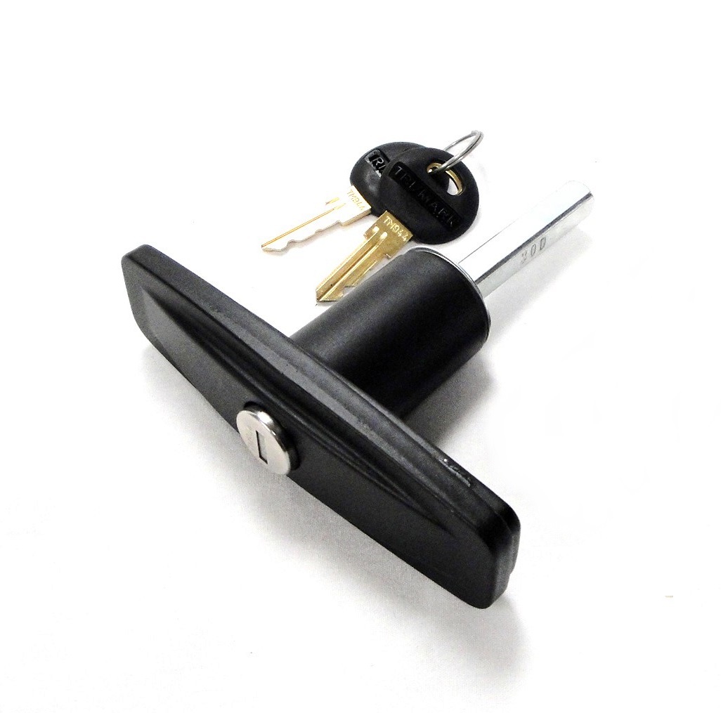 TriMark Pop Up Style Handle Counter Clockwise Rotation T13946-01L Black
