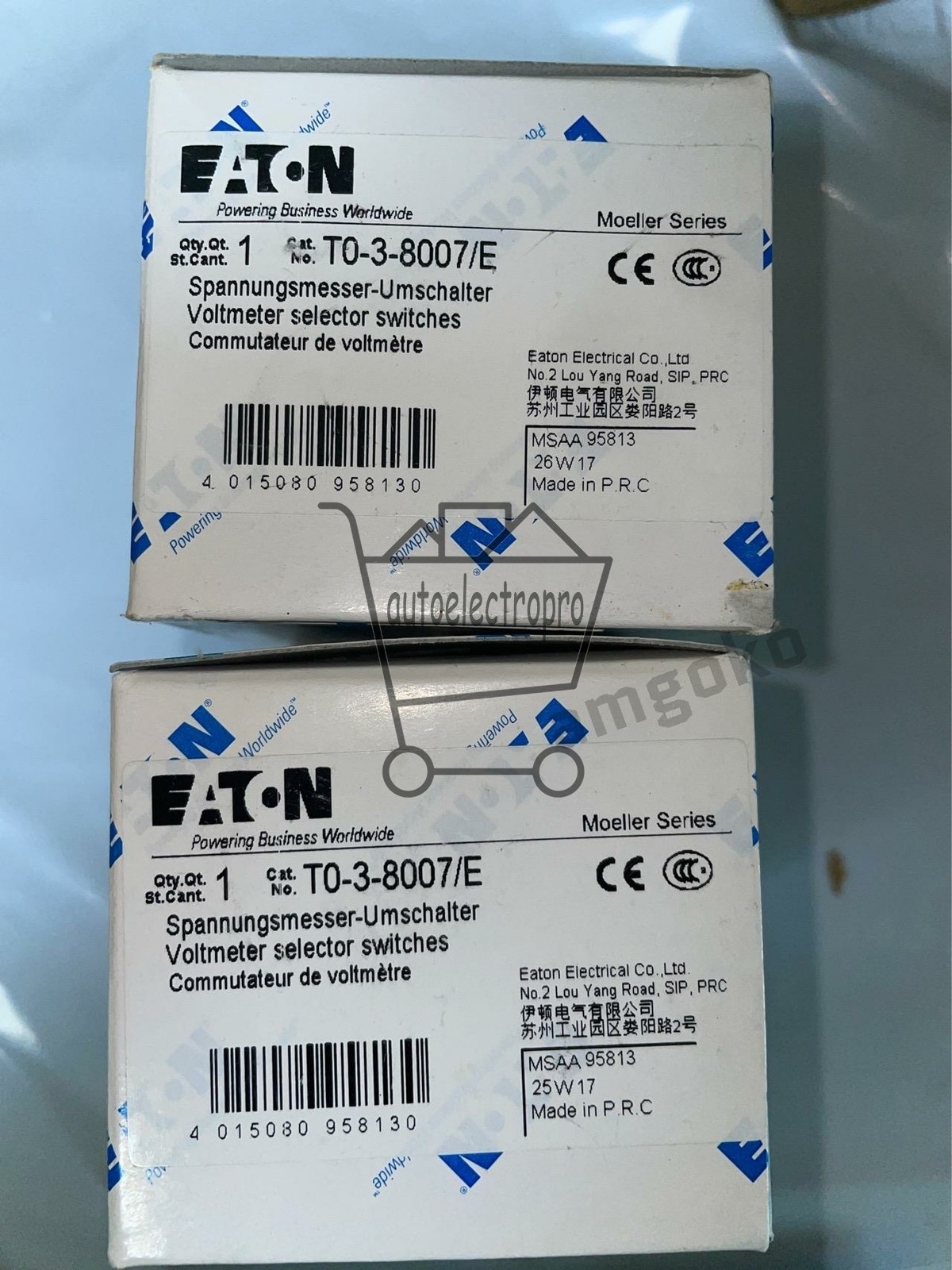1PCS NEW EATON MOELLER T0-3-8007/E free shipping