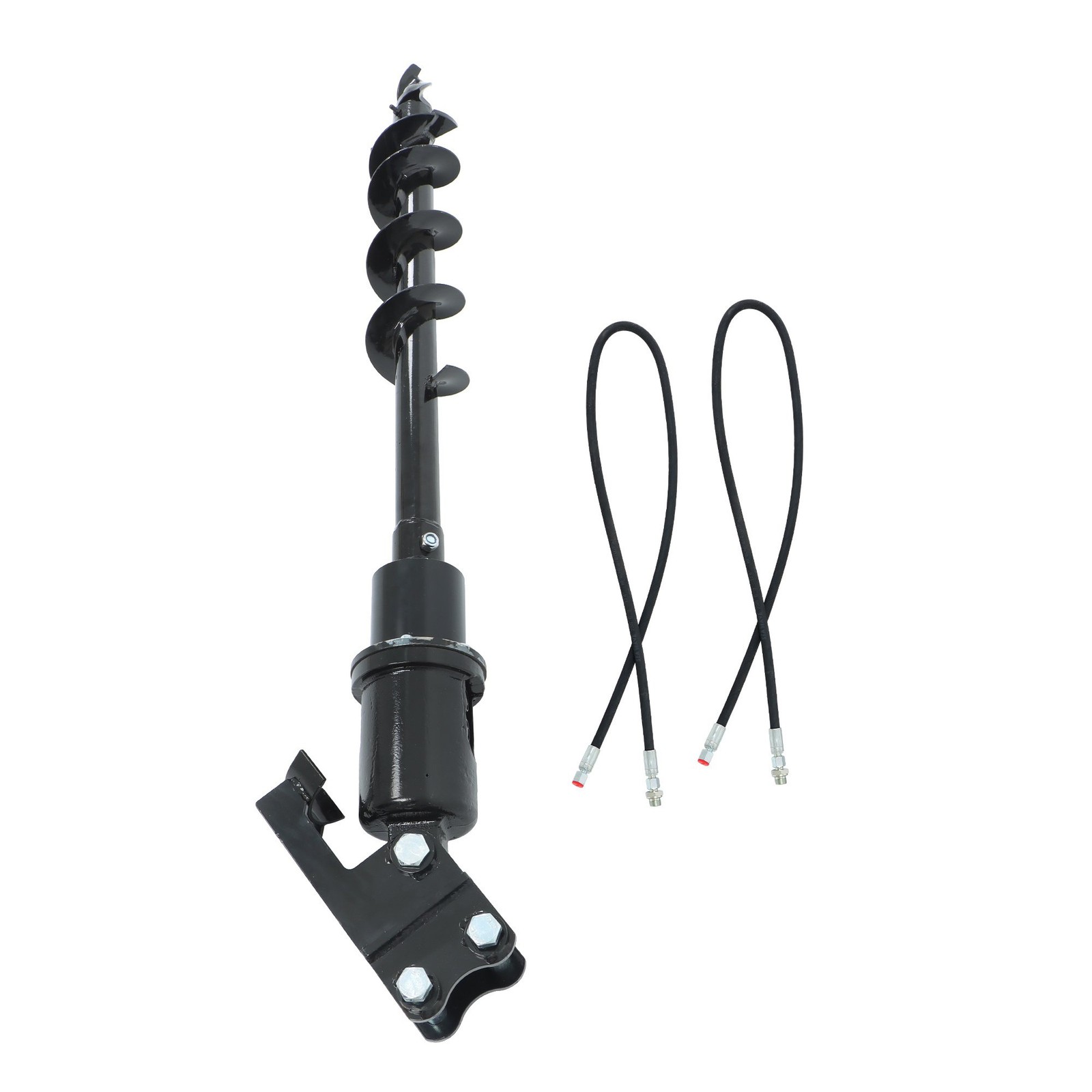 150mm 5.9inch Diameter Auger Drill Attachment with Hoses for Mini Excavator