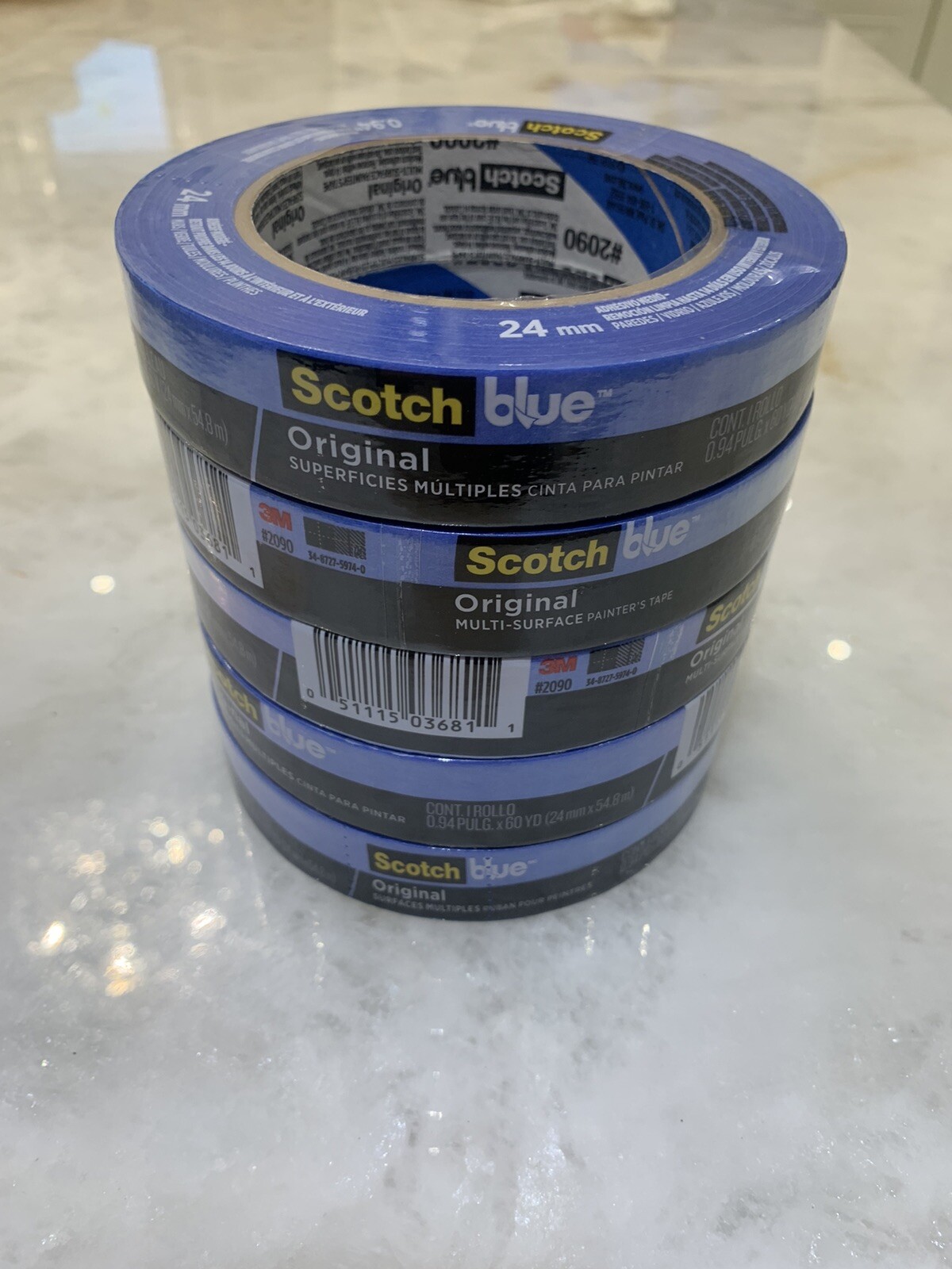 All 5 Original Scotch Blue Painter’s Tape, Multi-Use .94-Inch by 60-Yard 5 Rolls