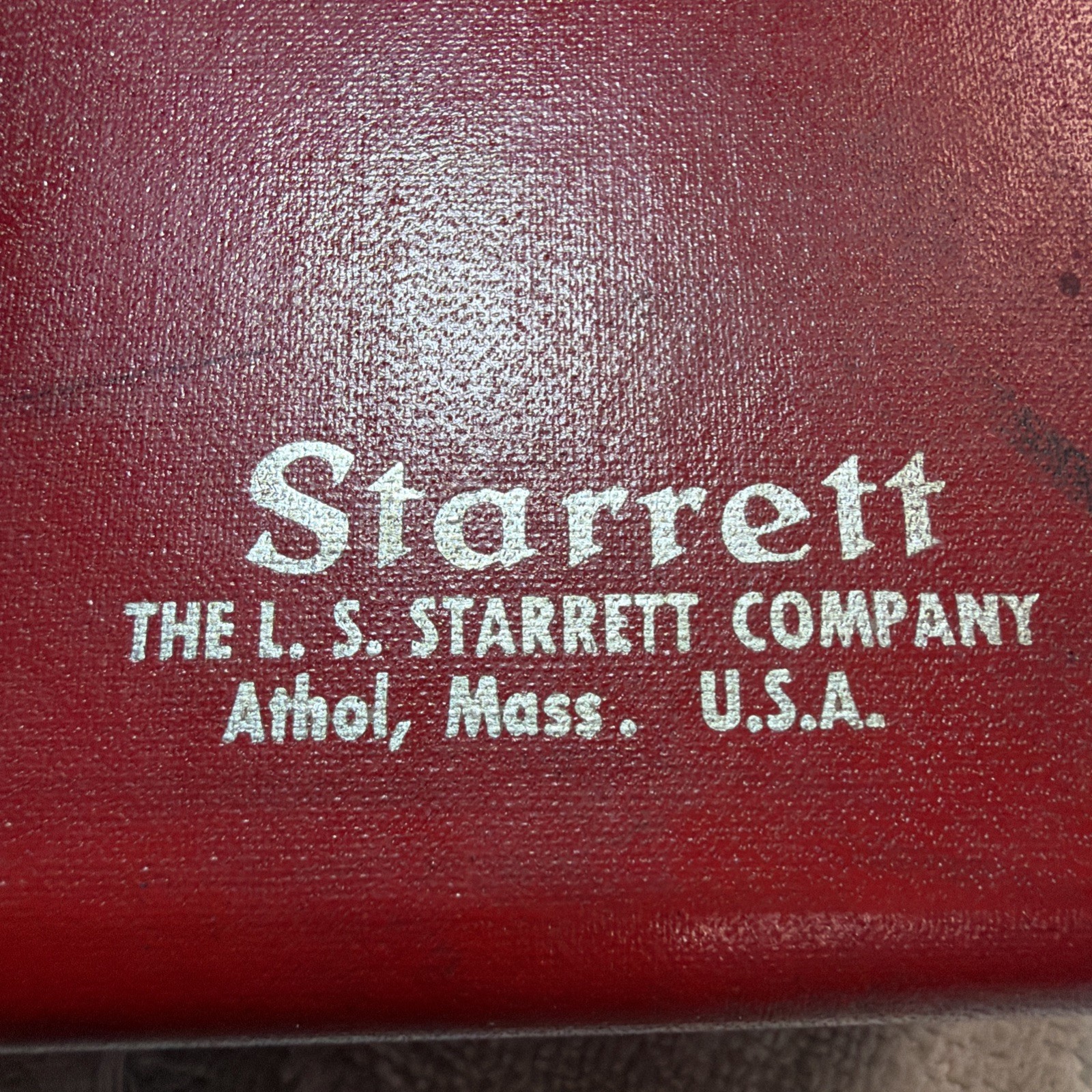 Starrett 196A Dial Indicator With Case & Original Box
