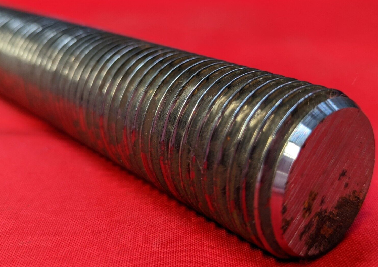 SIMPSON 1″ X 15″ STEEL THREADED ROD THREAD CT. 8
