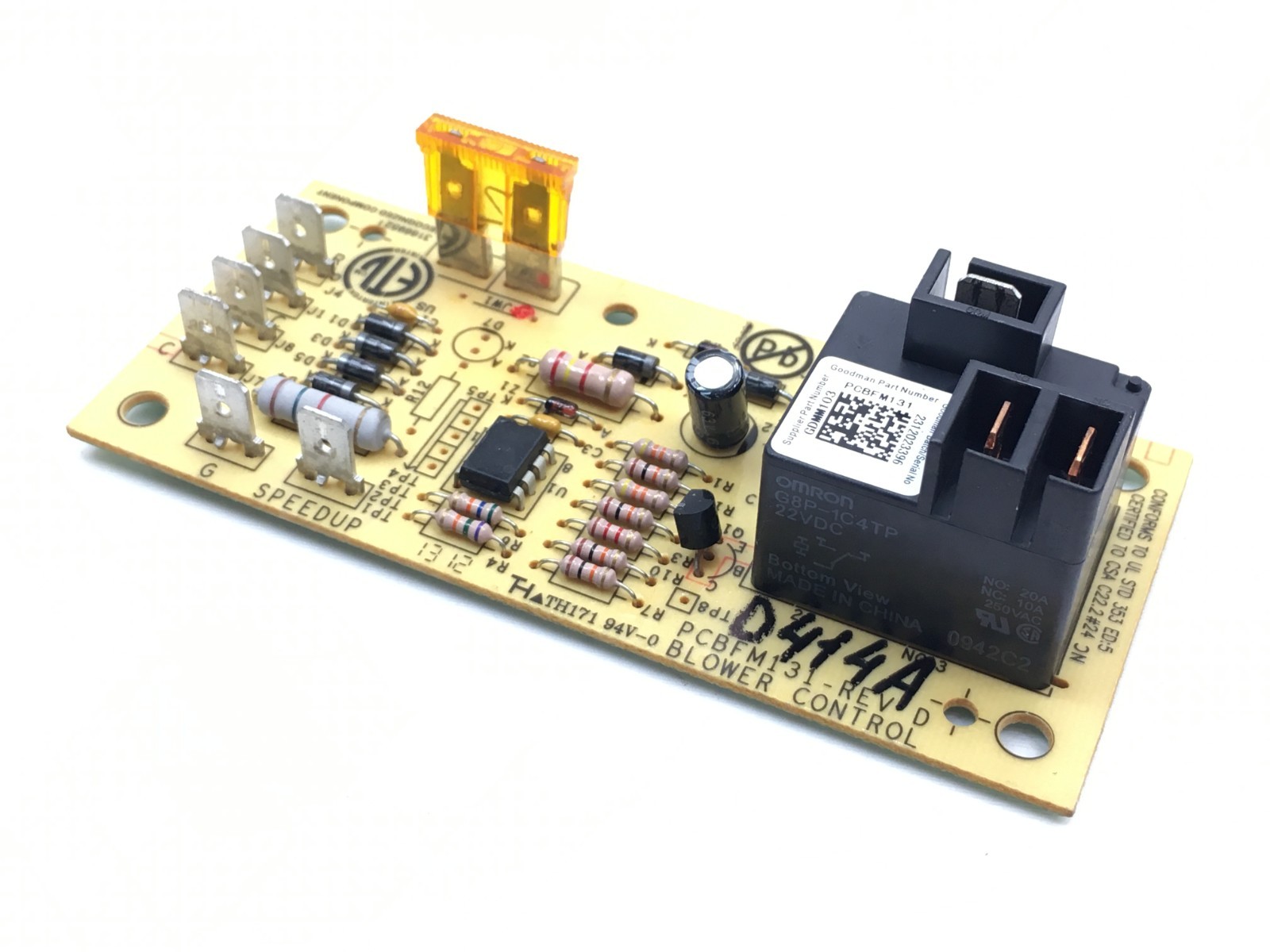 Goodman Amana Blower Control Board PCBFM131 used #D414A