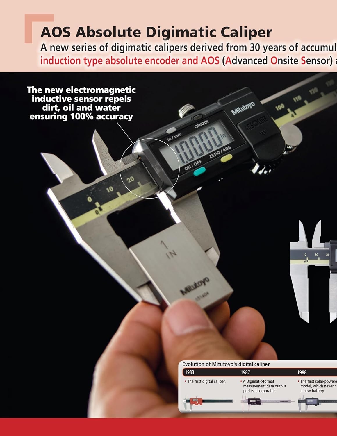 Mitutoyo digital caliper 500-196-30 CD-6″ ASX Digimatic Caliper (150mm) Stainle