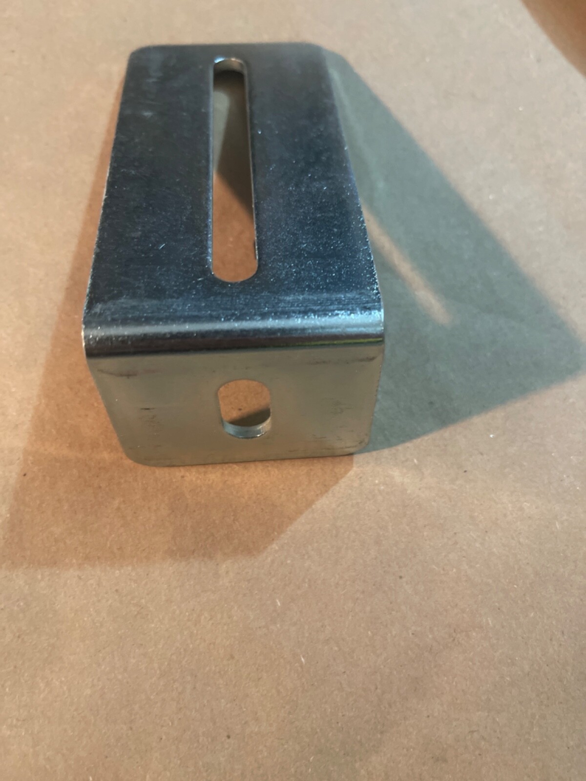 25 pcs B-BRACKET-SMALL ZINC PLATED PART# L bracket 4” – 1 1/2” slotted hole