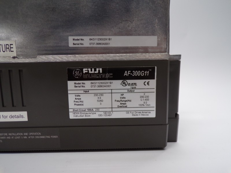 FUJI ELECTRIC AF-300G11 6KG1123002X1B1 230V 8.6A NSMP