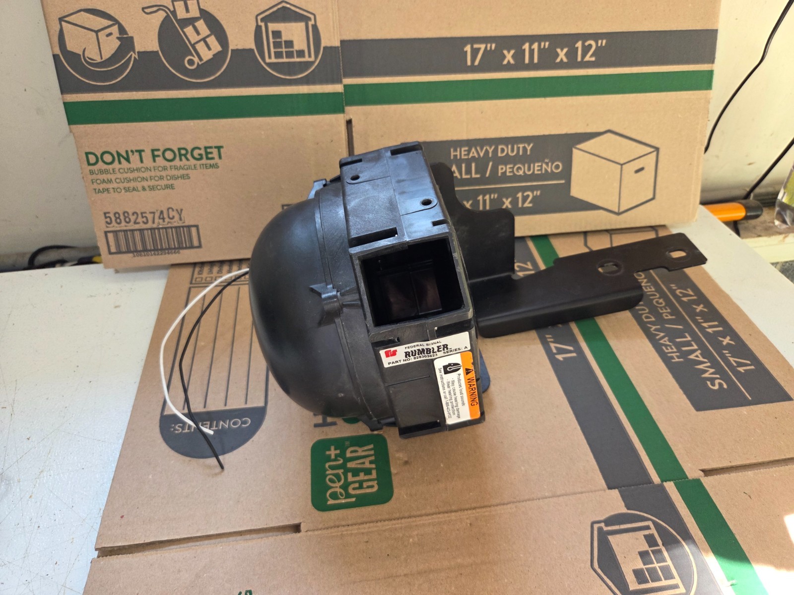 Federal Signal Rumbler Speaker Series: A Part # 828303623 (new style)