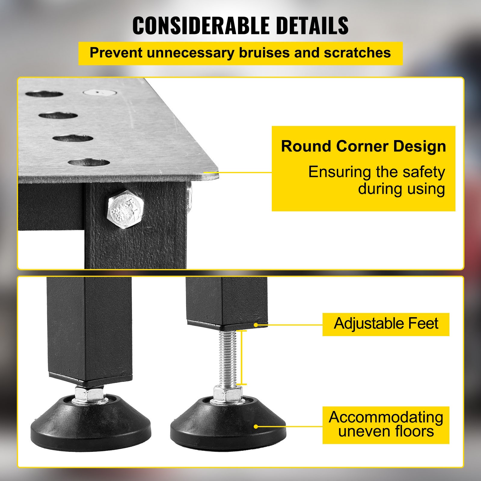Welding Table 36″x24″ 800LBS Welding Workbench Table with Multiple Fixture Holes