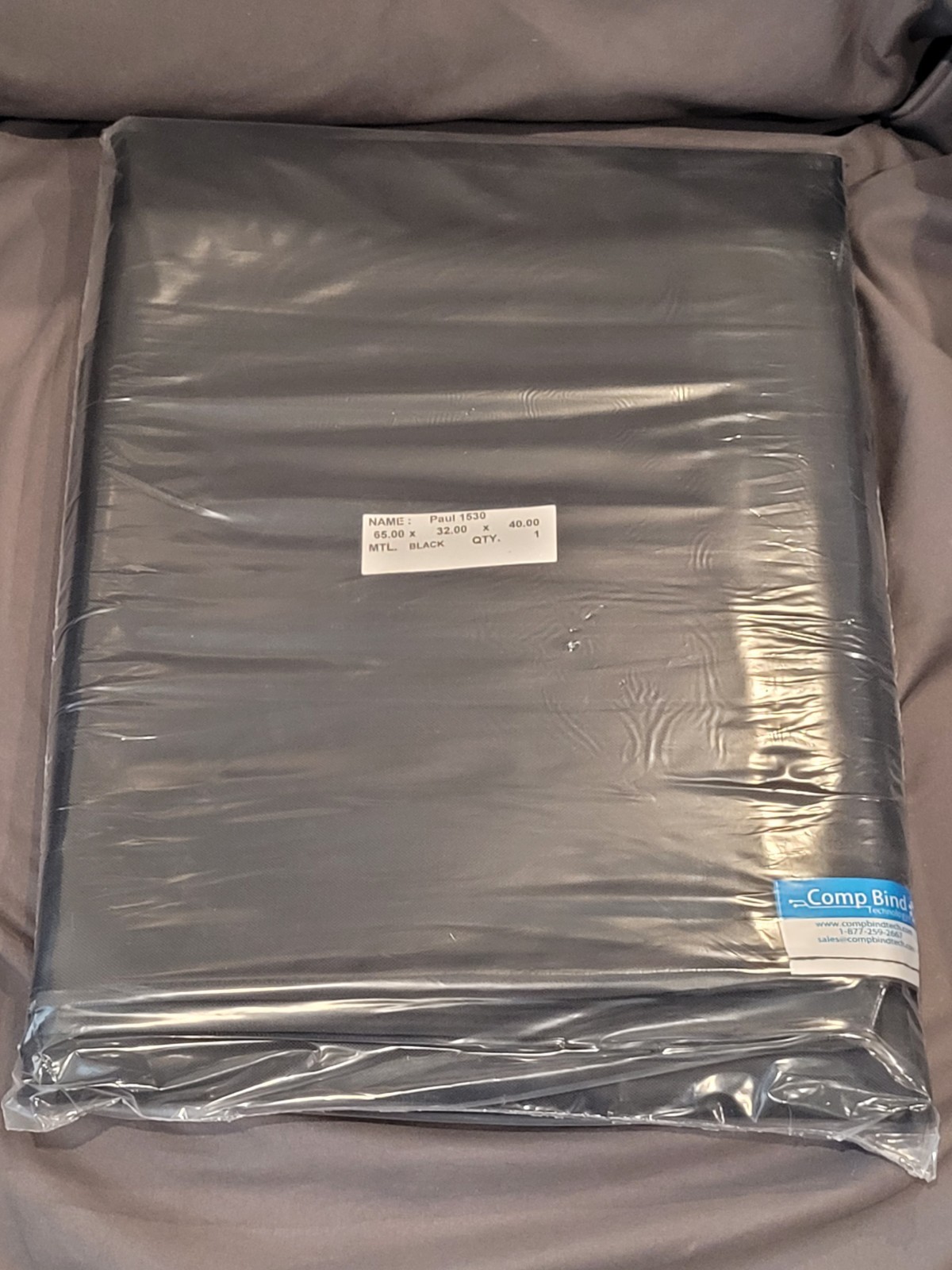 65.00″ x 32.00″ x 40.00″ Black Comp Bind Tech Genuine Cover New in Plastic