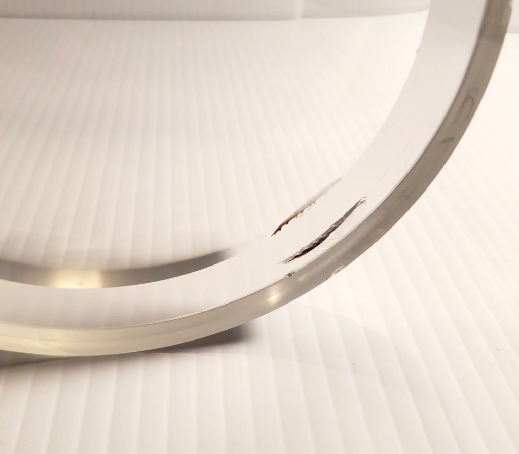 Barium Fluoride BaF2 Glass Concave Convex Optics 127mm Lens New 2nd Quality