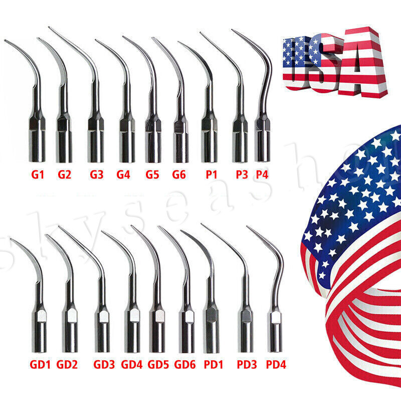 Dental Ultrasonic Piezo Scaler Tips fit EMS SKYSEA / DTE SATELEC CE & FDA