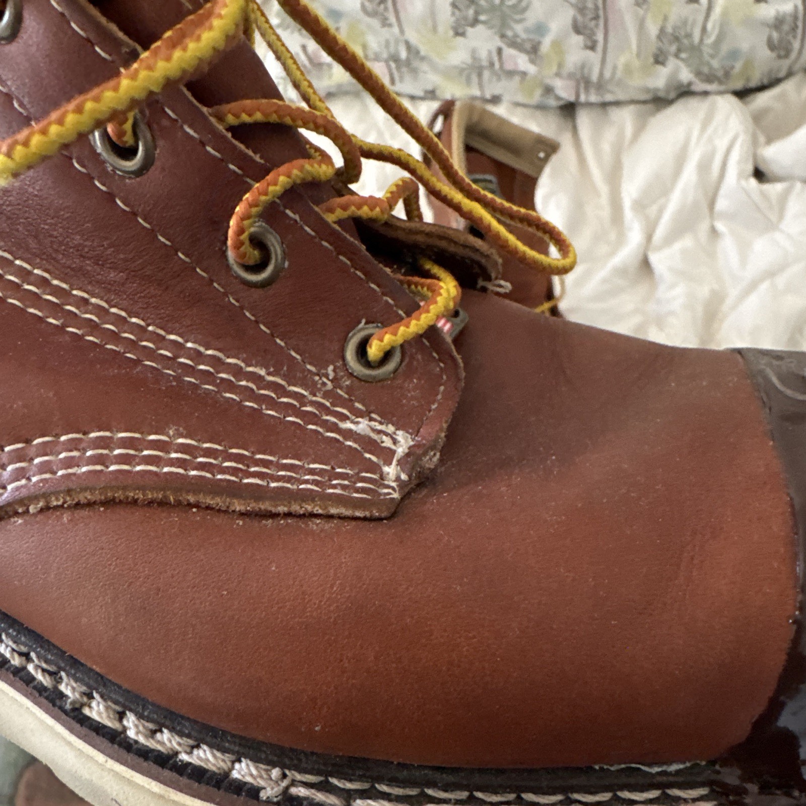 Carolina round toe boots men’s 11