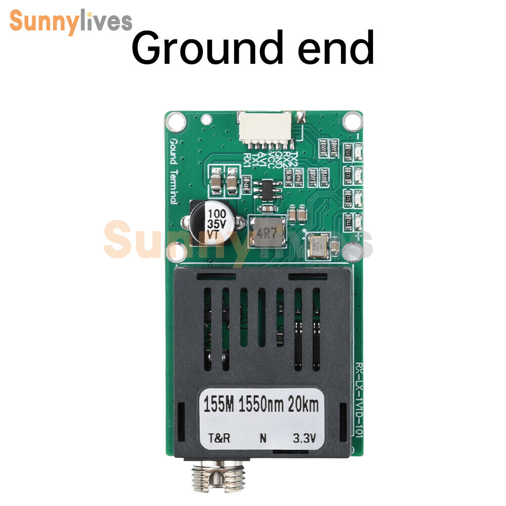 TTL Optical Transceiver Module TTL to Fiber Module FC RX/TX/AV/VCC/GND for Drone