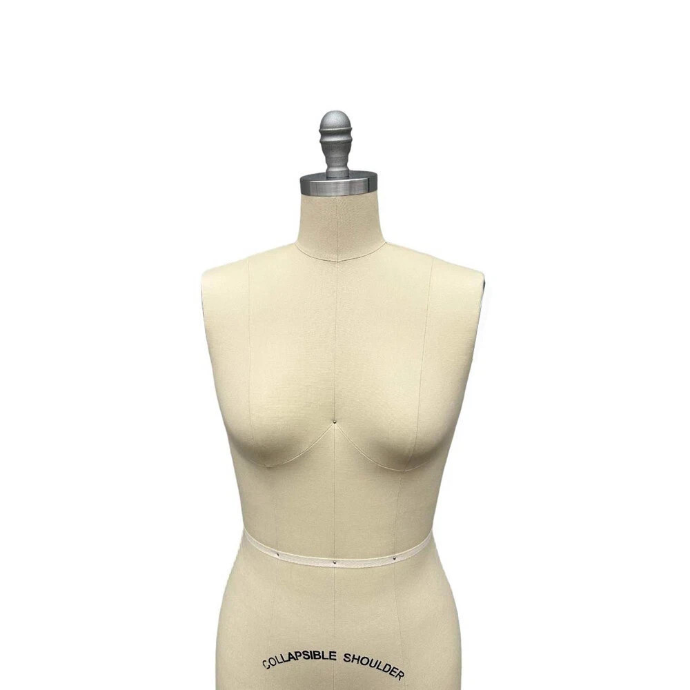 Professional Dress Form Mannequin, Collapsible shoulders, adjustable height sz12