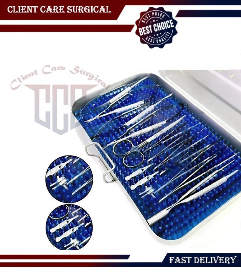 New Micro Hand Surgery Instrument Set Stainless Steel Surgical Kit With Case