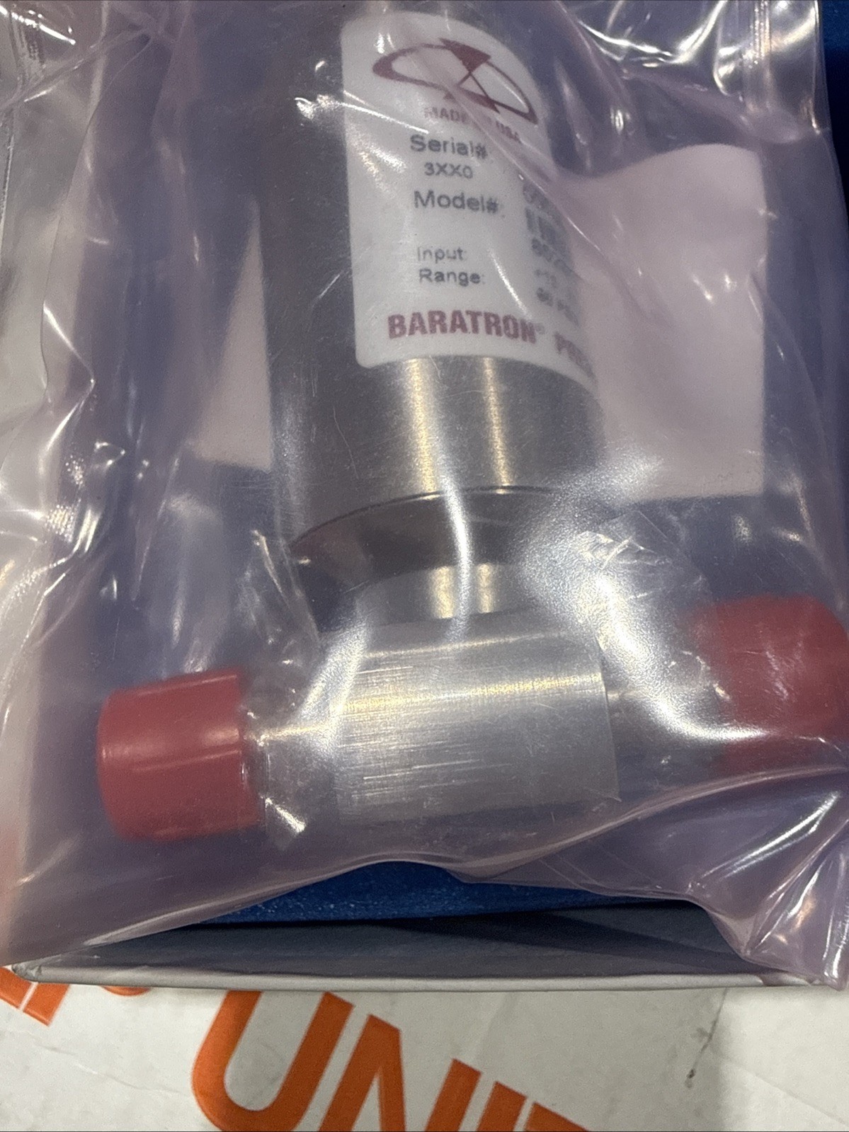 NEW SEALED* MKS 852B61PCA2GC BARATRON PRESSURE TRANSDUCER, 60 PSIA 1350-01083