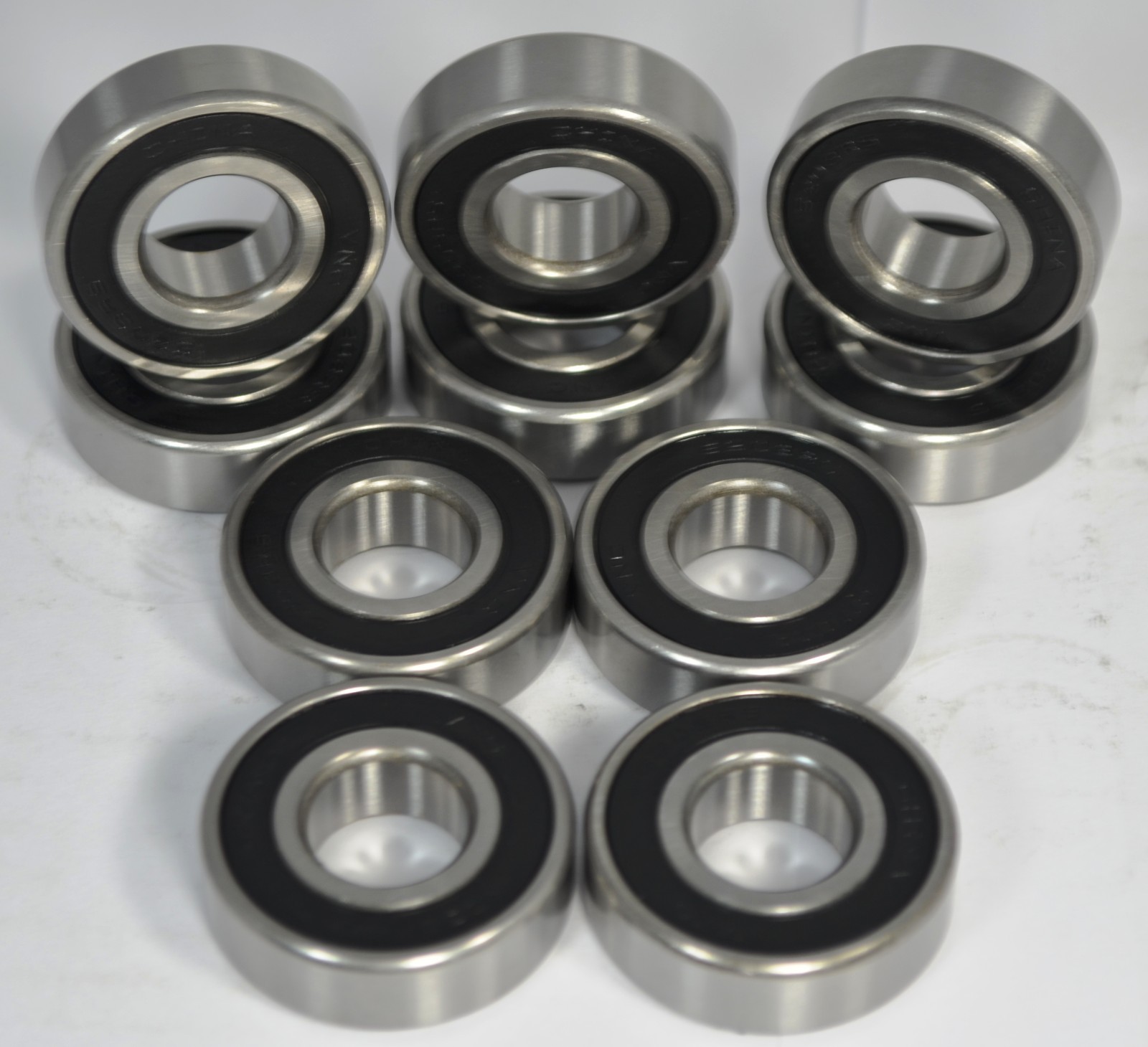 6203-2RS C3 Premium Sealed Ball Bearing, 17x40x12 (Qty. 10)