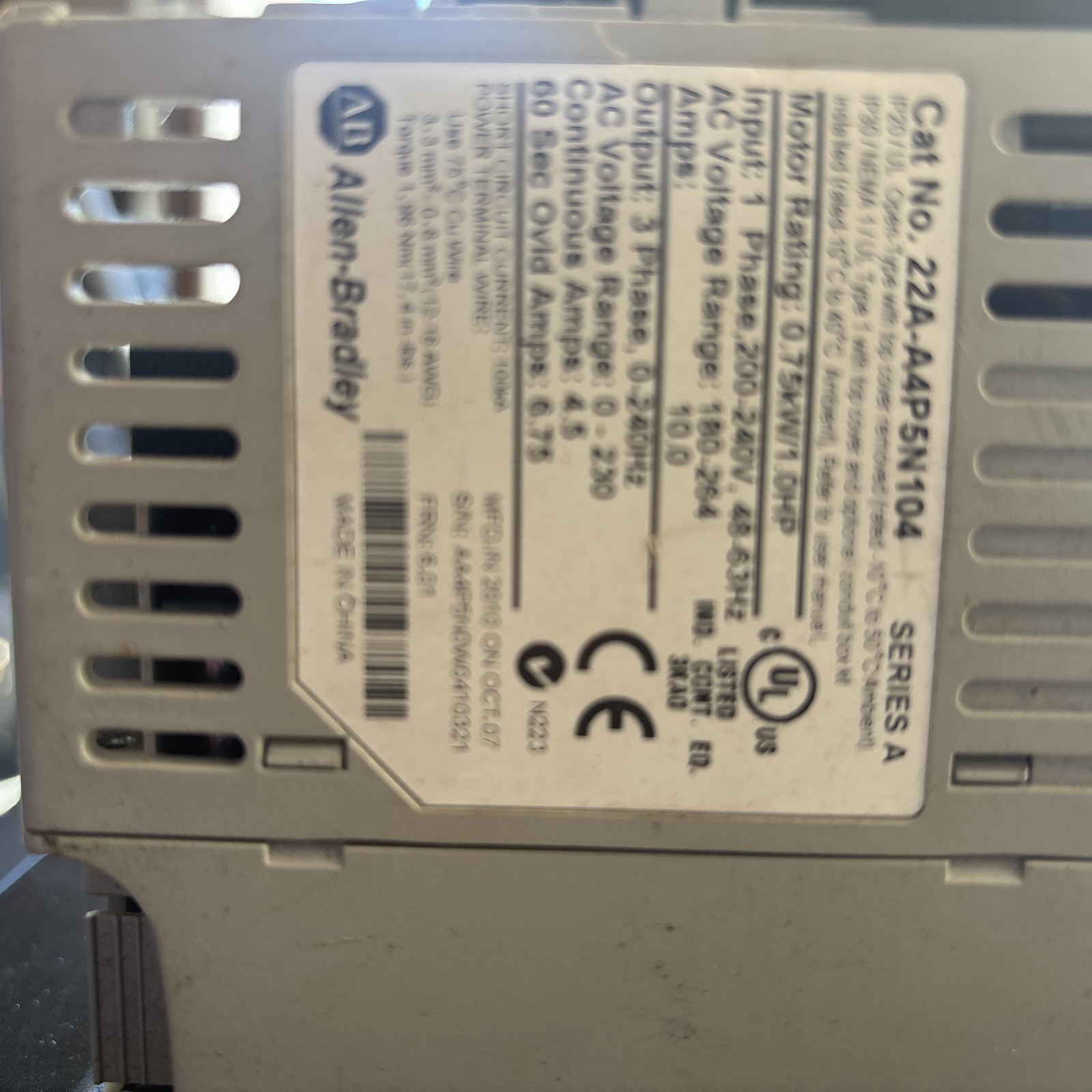 Allen-Bradley PowerFlex 400 AC Drive