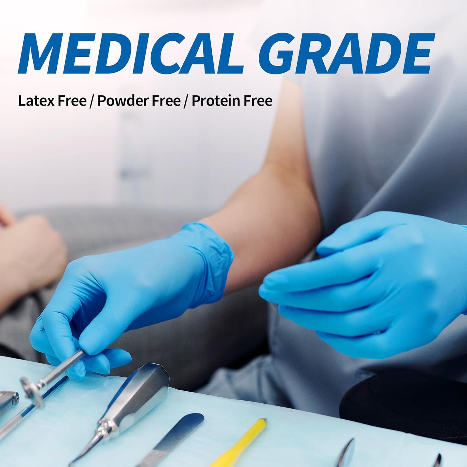 Disposable Gloves Vinyl Basic Synmax Exam Gloves Powder-Free Latex-Free
