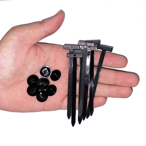 50pcs Nylon Universal Cable Tie Buckle Heavy Duty Self-Locking Free Shipping