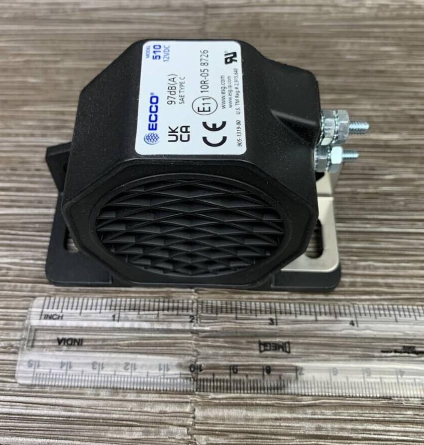 ECCO 10R-05 8726 Model 510 12 VDC 97dB (A) Alarm 140-0510-21