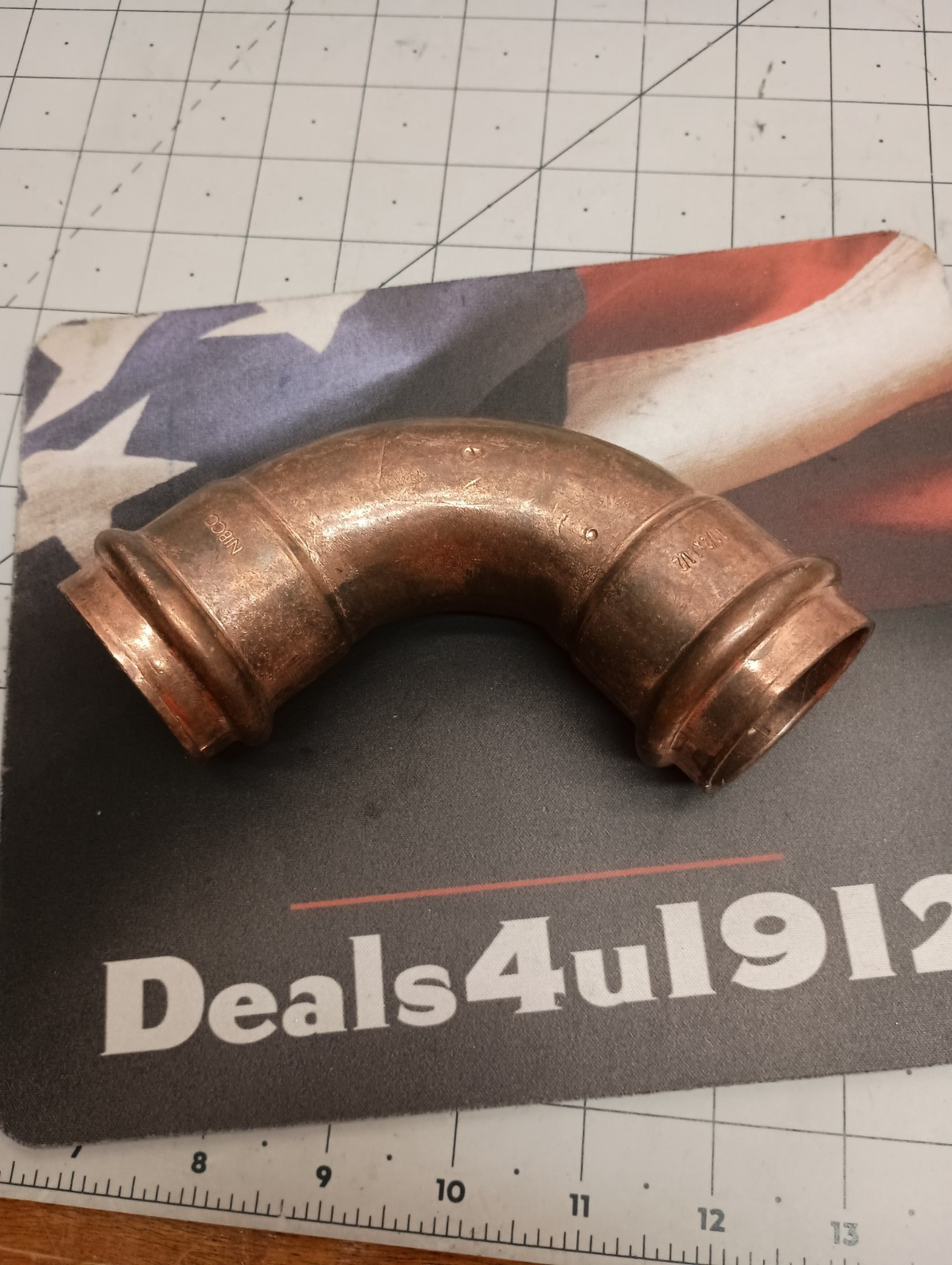 NIBCO PC607 1-1/2″ Press x Press 90 Degree Elbow Fitting – New