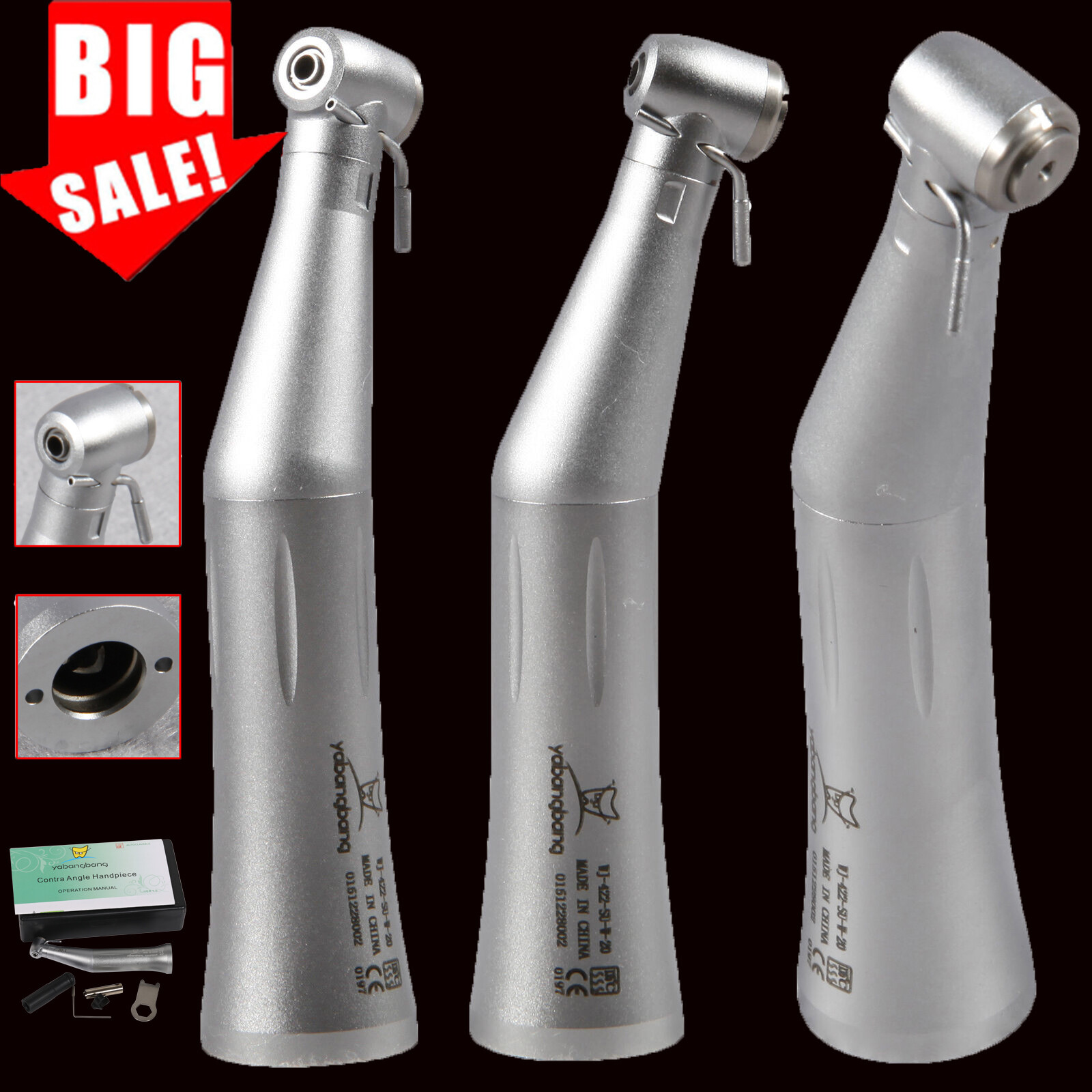 YBB Dental Implant Reduction 20:1 Low Speed Contra Angle Handpiece NSK Style