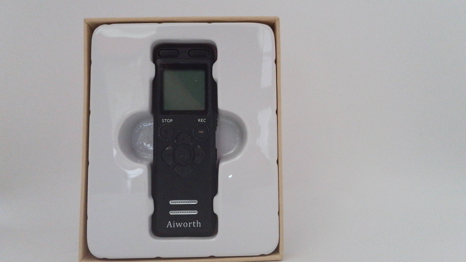 AIWORTH 16GB Digital Voice Recorder Voice Activated + Playback: NEW [FREE SHIP]