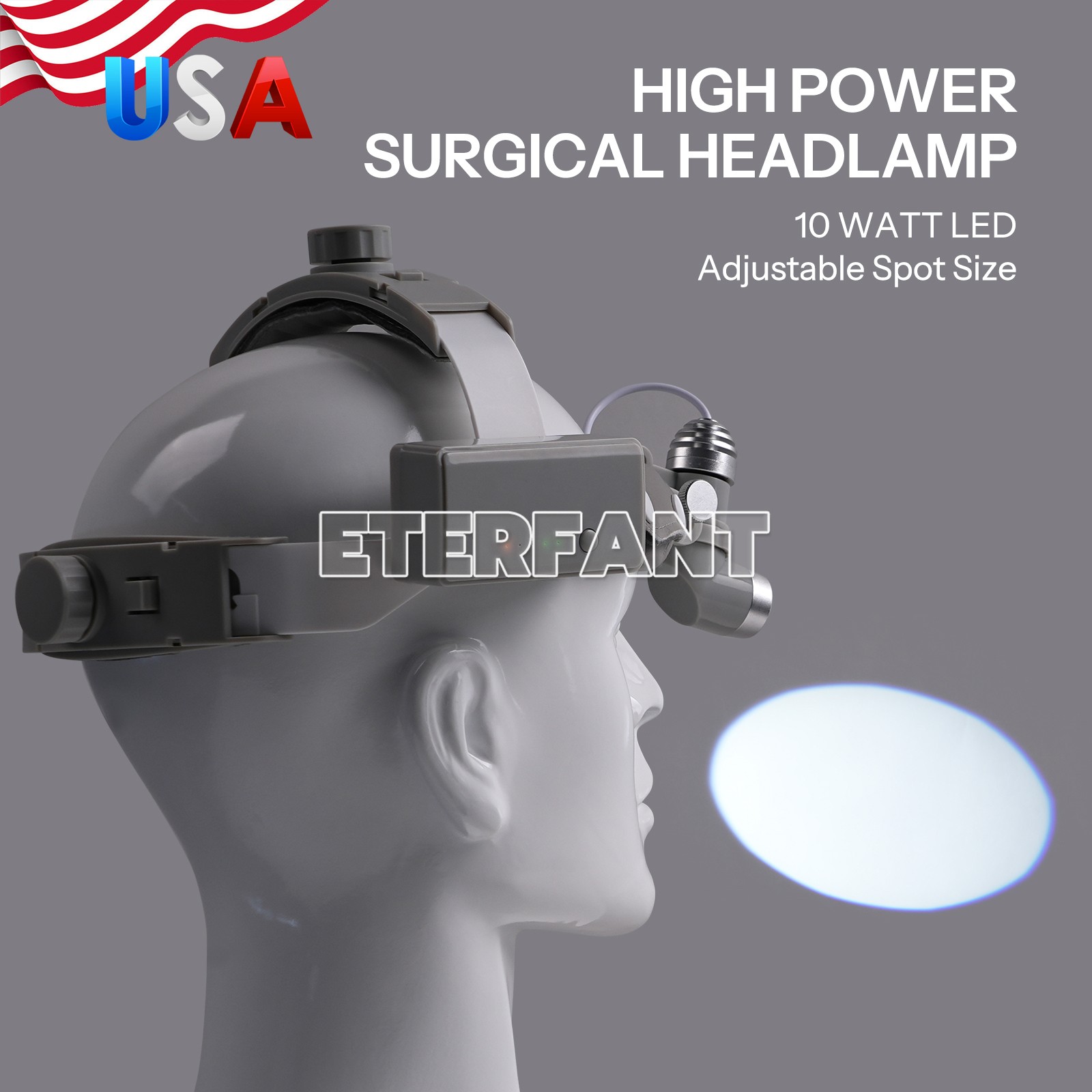 Dental Medical Headlight 10W LED Headlamp/3.5X Binocular Loupes 5W LED Light