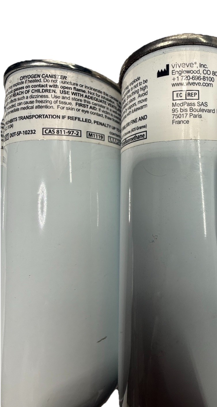Viveve Cryogenic Canister New 03/15/2027 15 Ounce Never Used