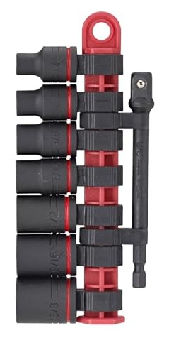 Wiha 72093 8 Piece 3/8″ Drive SAE Impact Socket Set