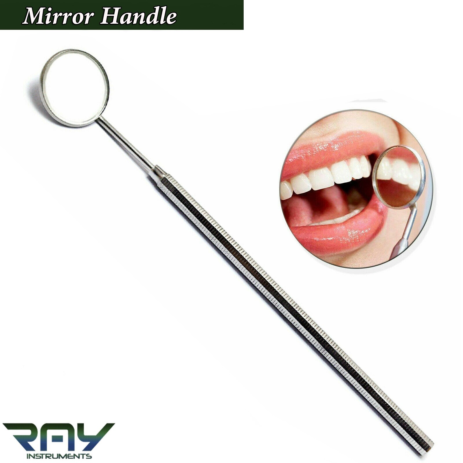 Basic Examination Kit Dental Calculus Remover Sickle Scaler Mouth Mirror Handle