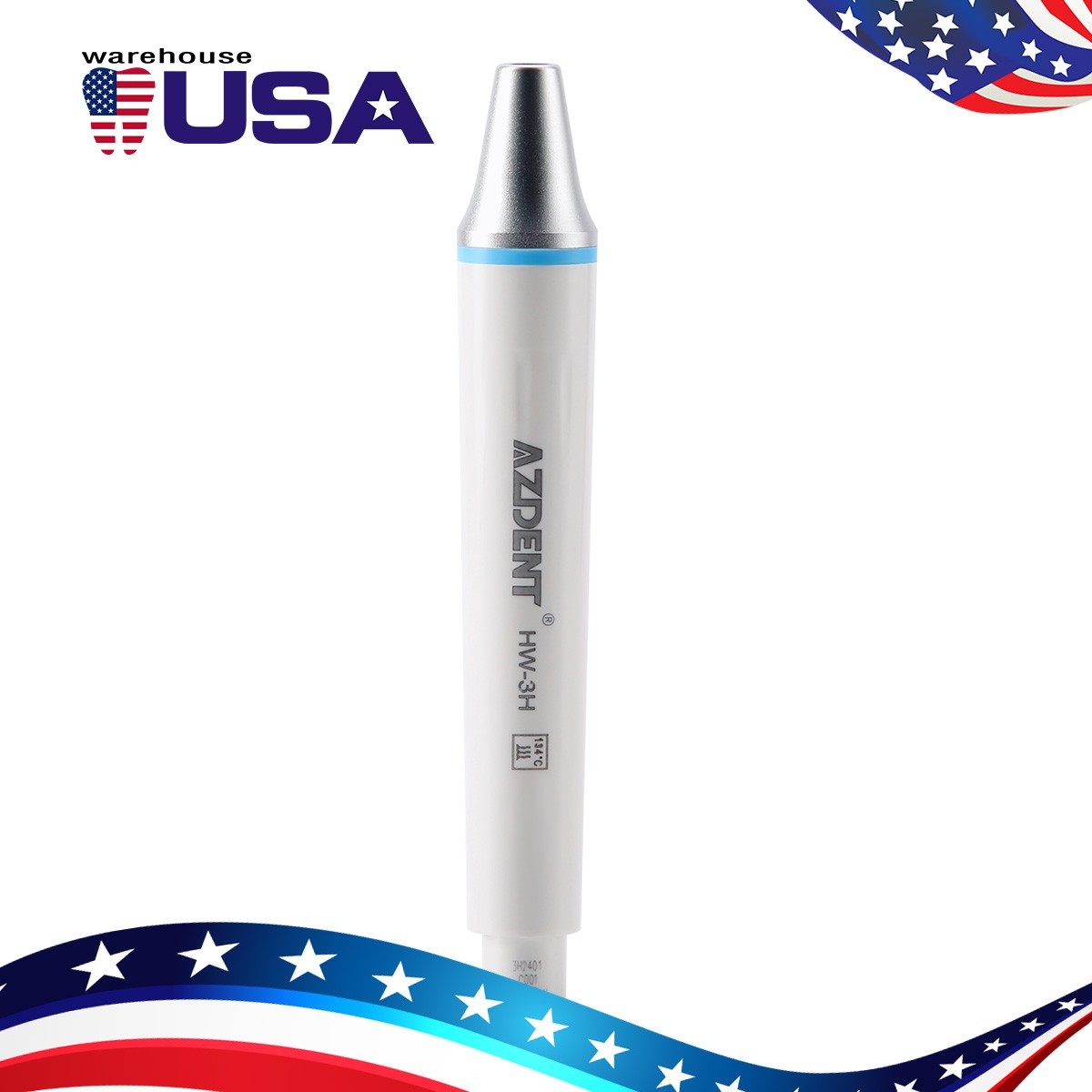 Dental HW-3H Ultrasonic Scaler Handpiece fit WOODPECKER EMS VRN Piezo Scaler