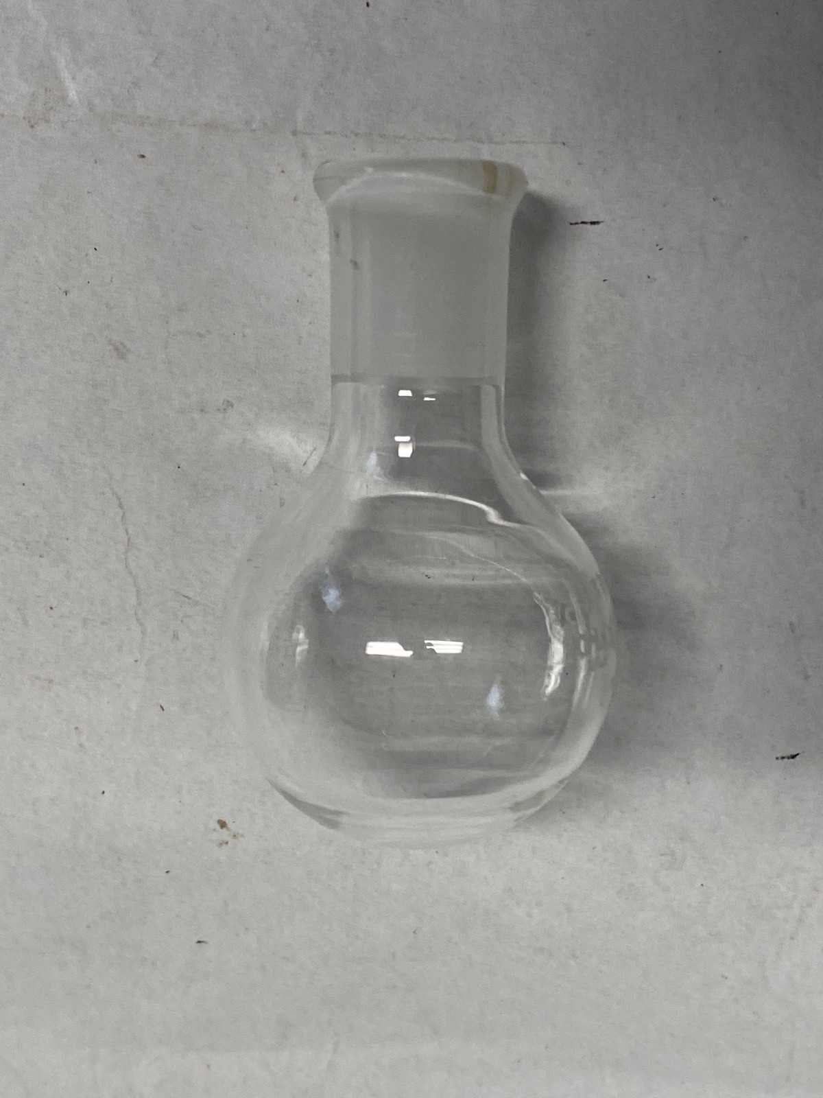 KIMAX DWK Glass 14/20 25mL Single Neck Round Bottom Flask 25276-25