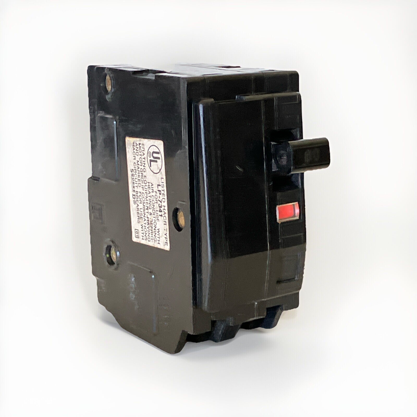 Square D Circuit Breaker QO 60A 2 pole Black Face QO260 Trip Flag Window