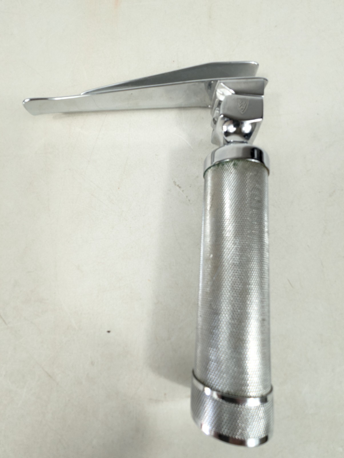 Vintage Macintosh Style Laryngoscope Medical Intubation Handle Set SS Chrome