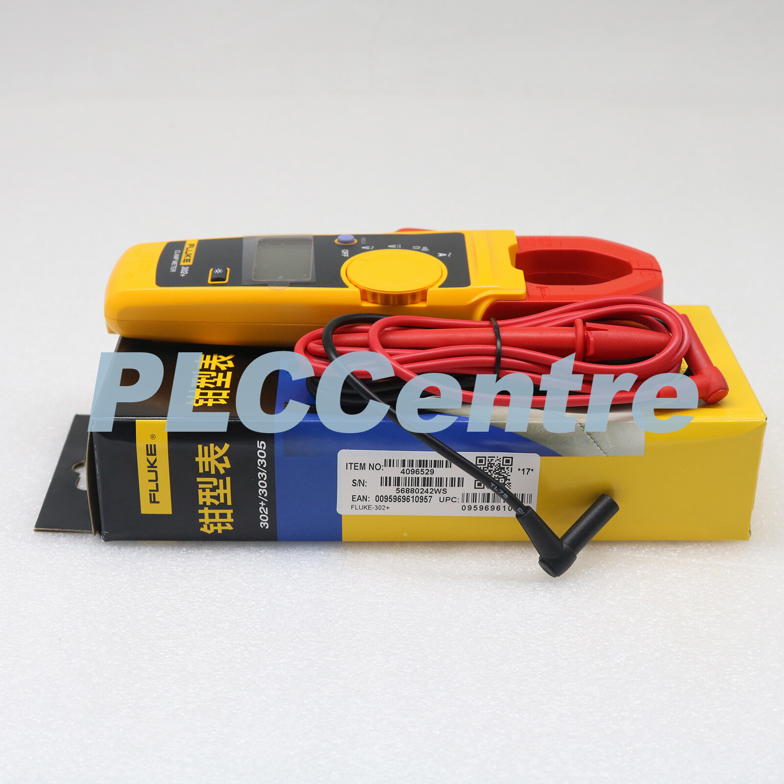 Fluke 302+ Digital Clamp Meter AC/DC New Multimeter Electronic Tester FAST SHIP