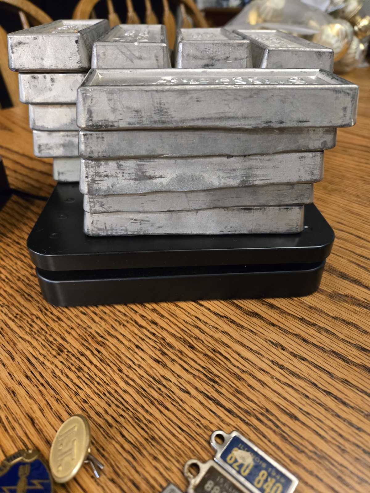 39 lbs weight BELLEFONTE CERROSAFE ALLOY 42% BISMUTH 37% LEAD 25 Bars CASTING