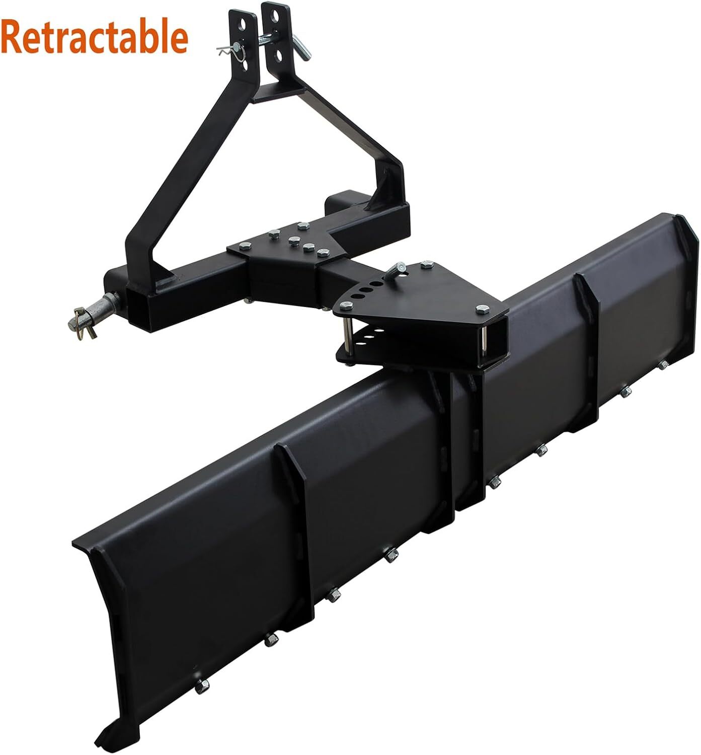 52″ 3 Point Rear Grading Blade for Tractor Cat 0 Cat 1 Scrpaer Heavy Duty Steel