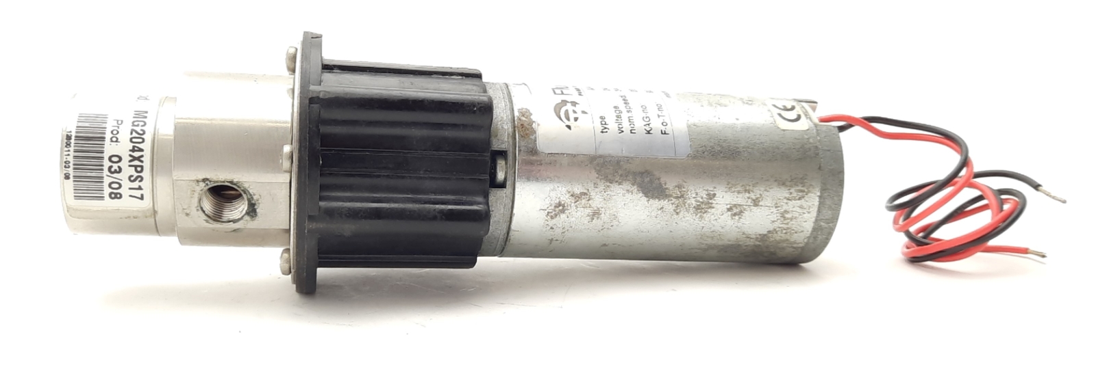 Fluid-O-Tech 501380 M42x30/l Gear Pump 24V 3400 min-1/6,5Ncm