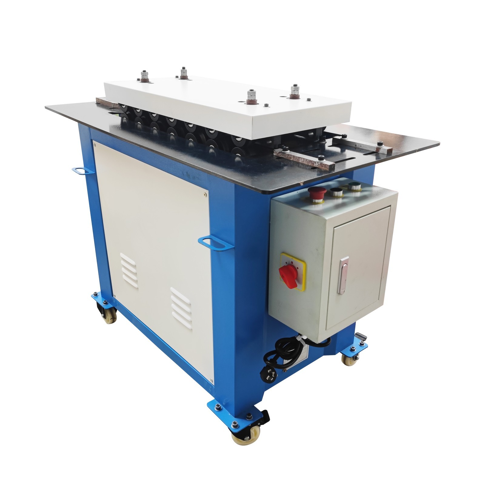 220V Sheet Metal Seamer Seam Rolling Former for 0.5-1.2mm Single Flat Mouth