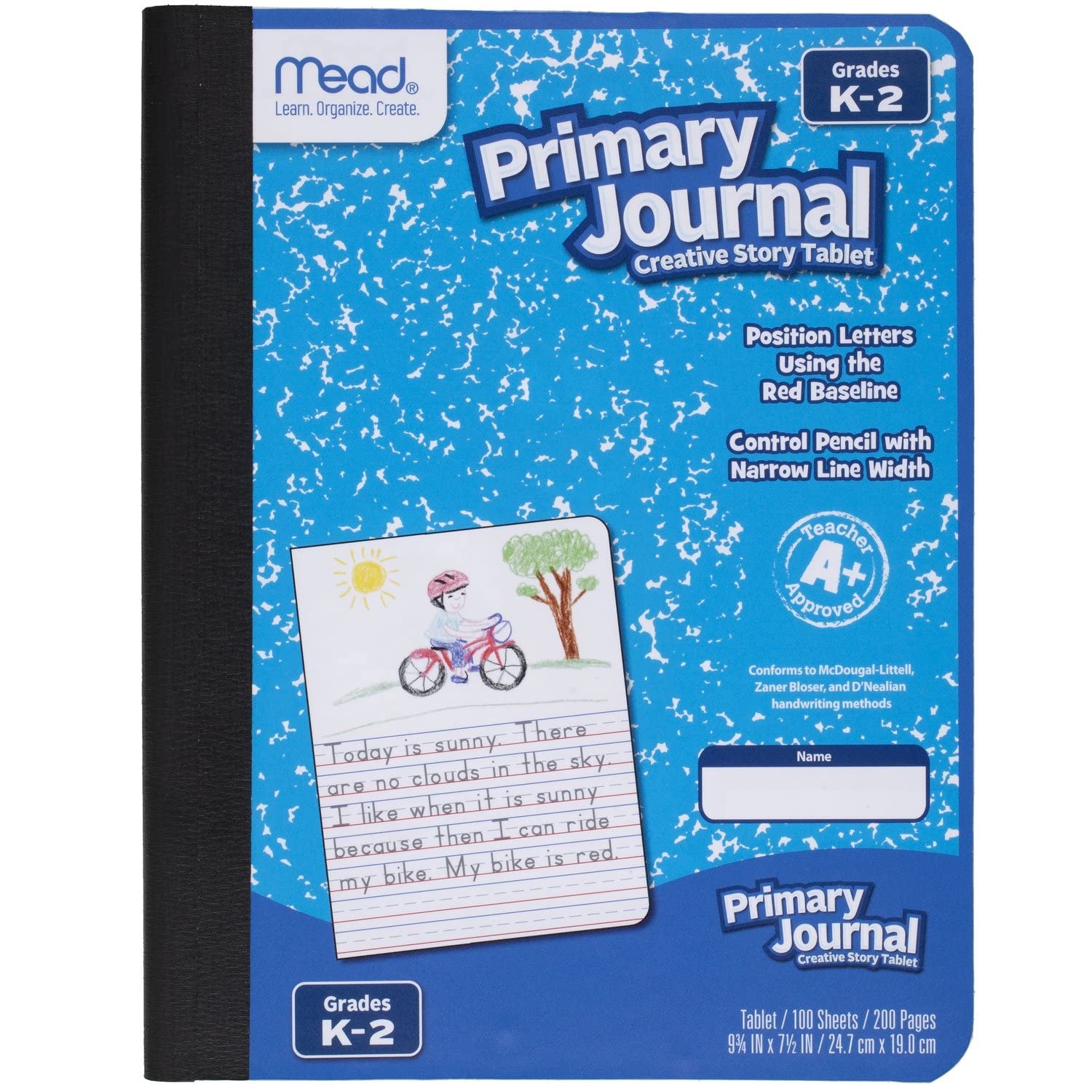 Primary Journal Creative Story Tablet Grades K2 71/2 X 93/4 100 Sheets Per Jou
