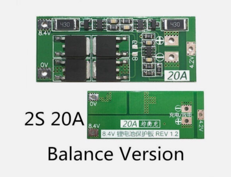 5 PCS 2S 20A 7.4V 8.4V 18650 Li-Ion Lithium Battery 18650 Charge PCB BMS Balance