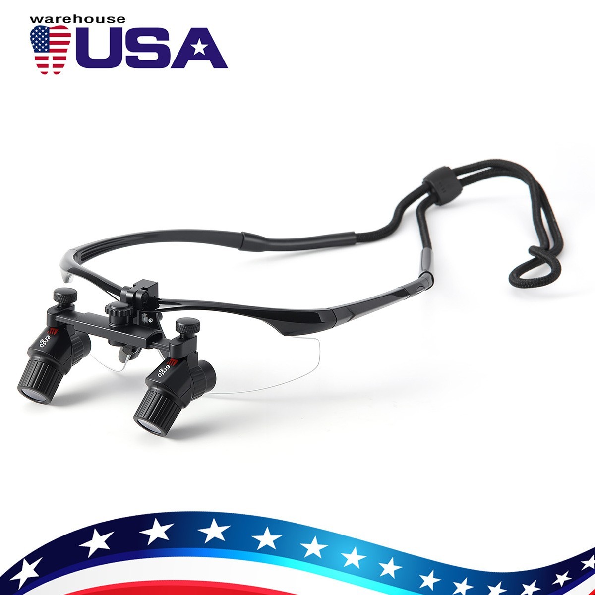 4.0X Dental Surgical Medical Ergo Loupes Magnifier Binocular Magnifying Glass